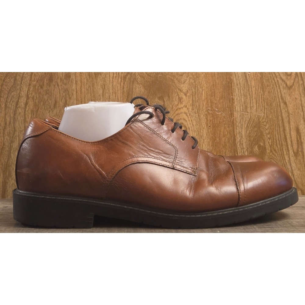 G.H. Bass & Co. Lace Up Oxford Dress Shoes‎ Mens Size 11.5 Brown